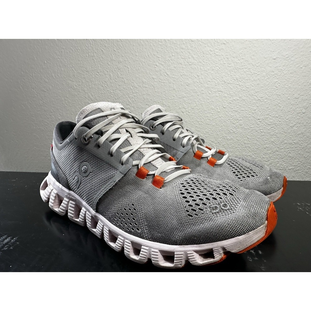 On Cloud x 3 Women's Running shoes Gray/Alloy pink Sz 7